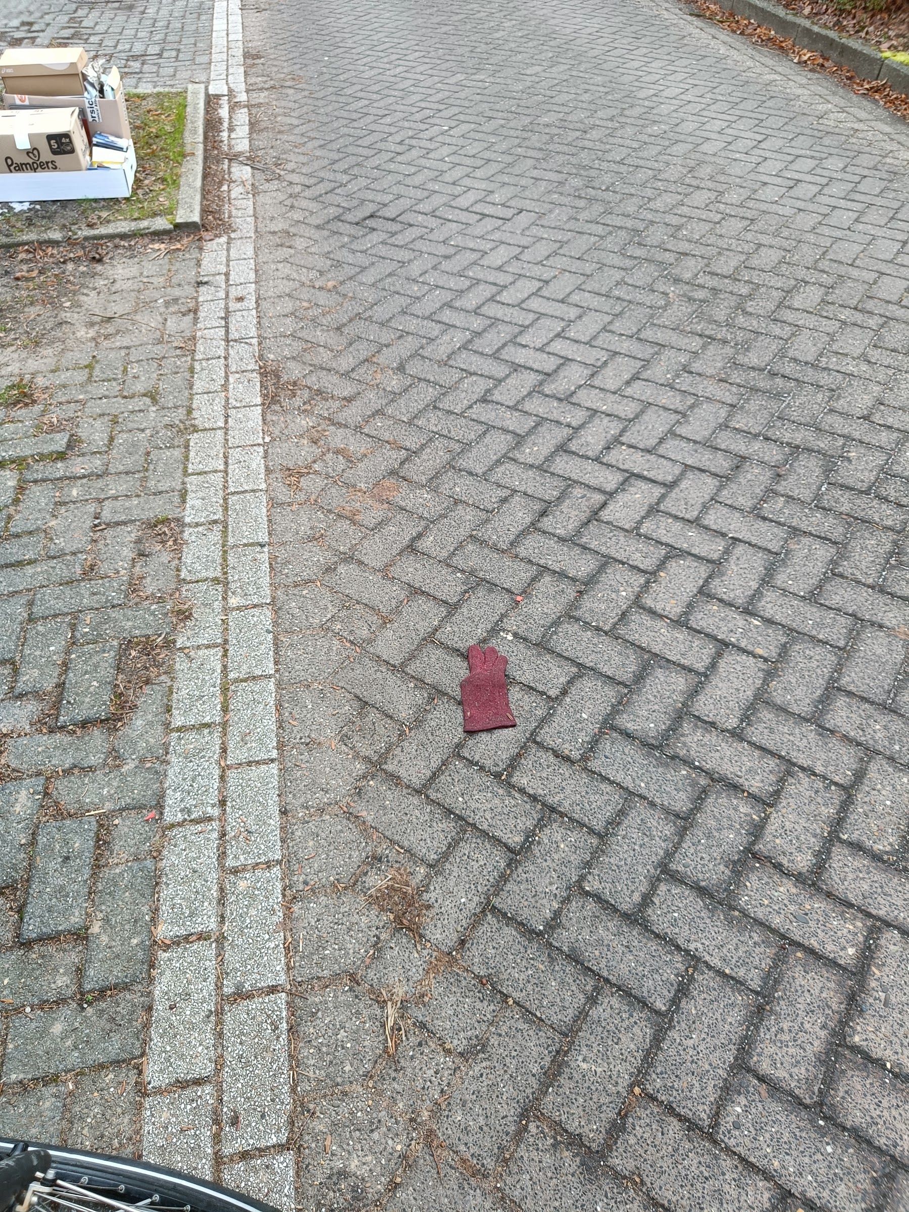 red glove found on 5 Jan 2026