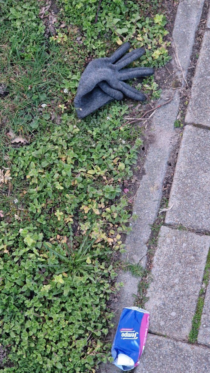 grey glove found on 7 Mar 2026