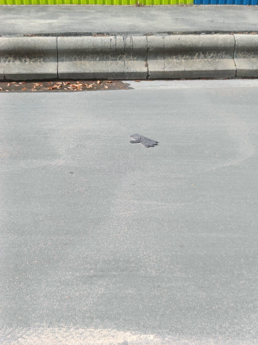 grey glove found on 16 Mar 2026
