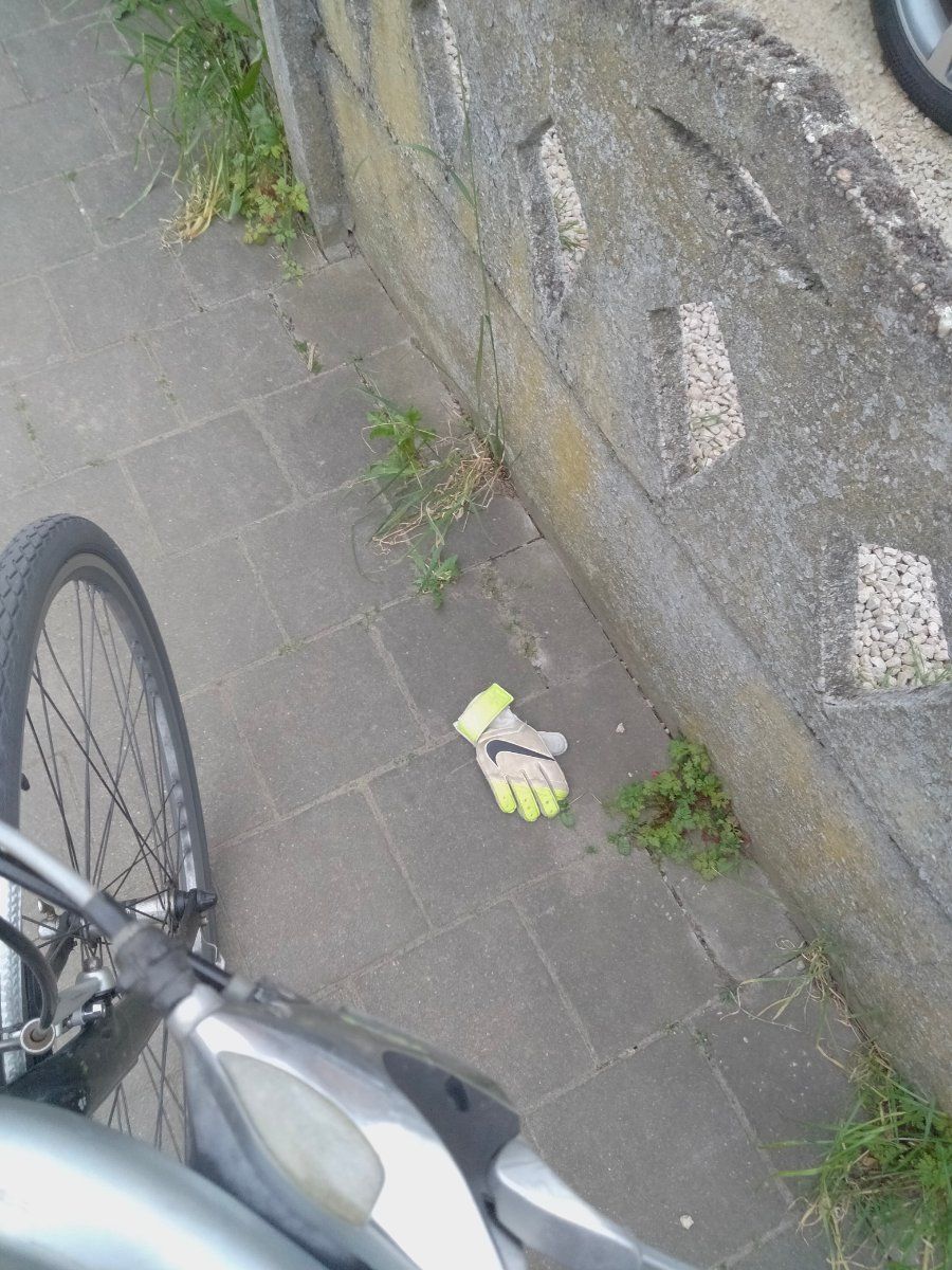 yellow glove found on 10 Apr 2026