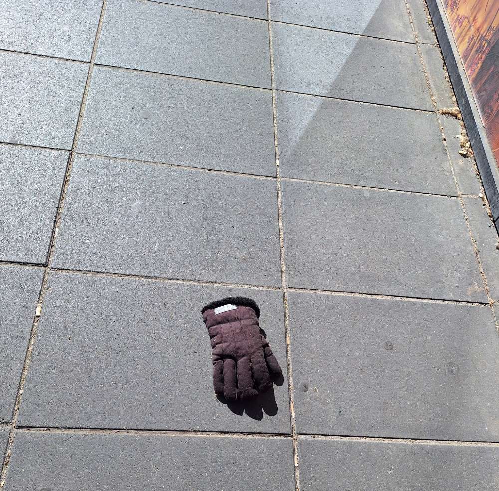 brown glove found on 29 Apr 2026