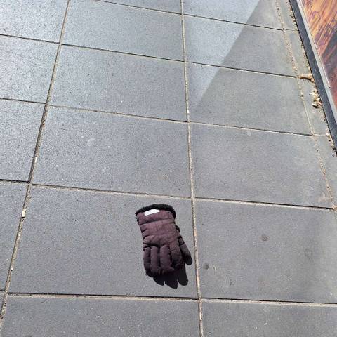 brown glove found on 29 Apr 2026