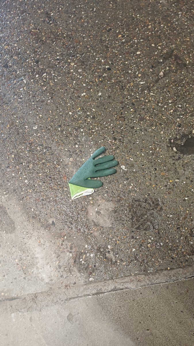 green glove found on 3 May 2026