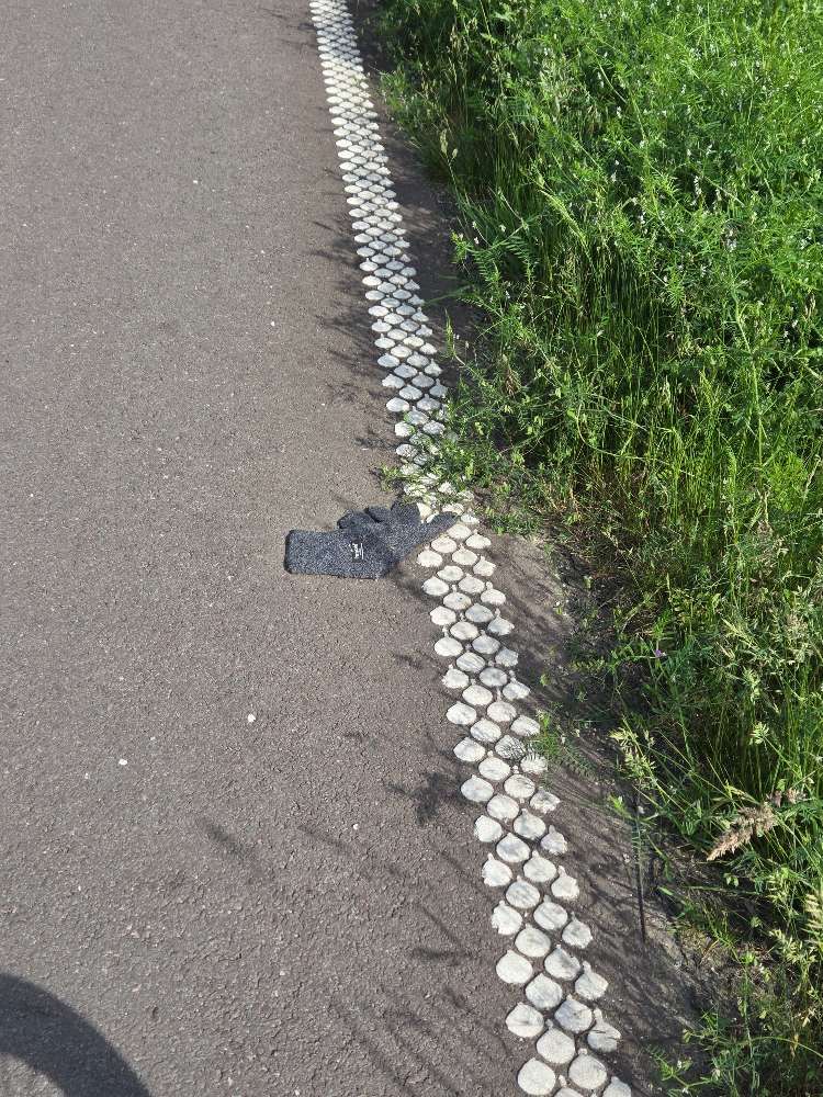 Lost grey glove found in Belgium