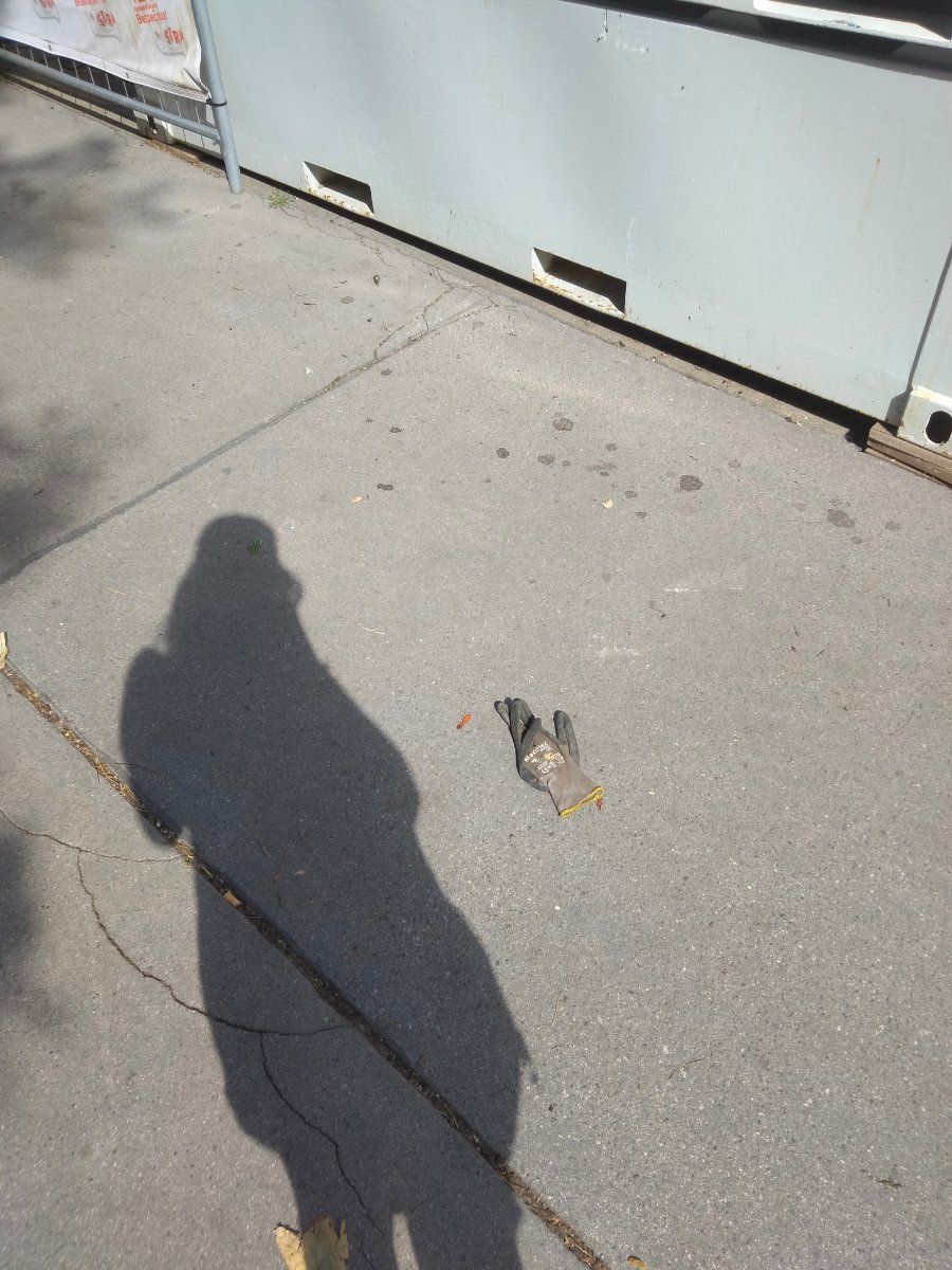Lost black glove found in Austria