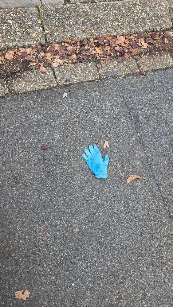 blue glove: Blue wave