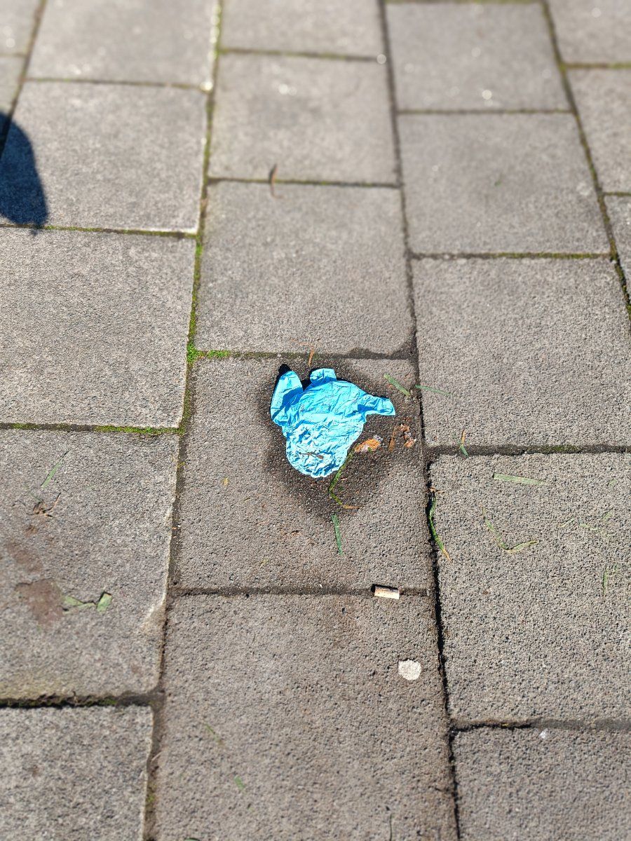 blue glove found on 25 Feb 2026