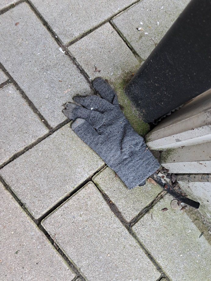 grey glove found on 25 Feb 2026