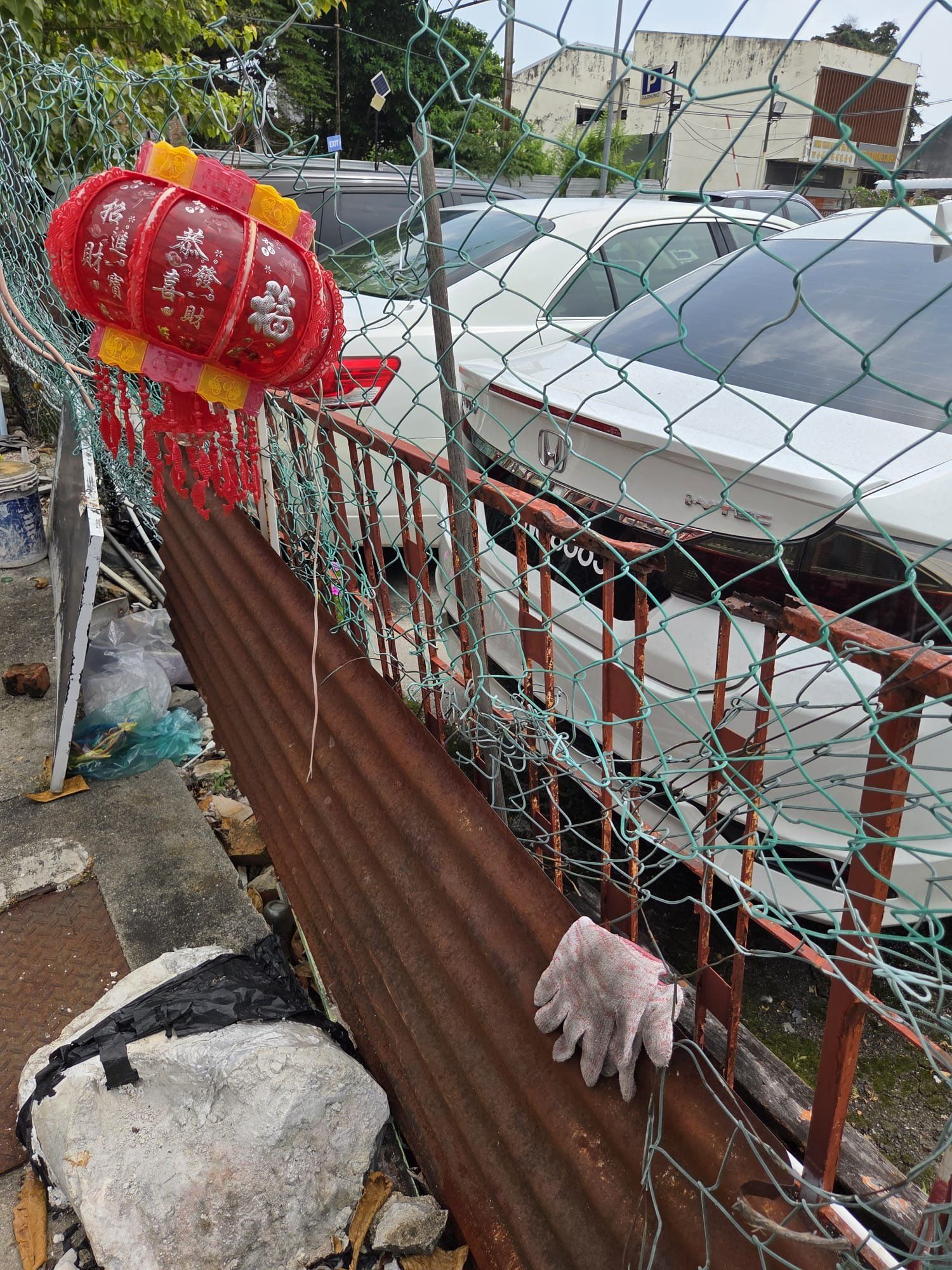 Lost grey glove found in Malaysia